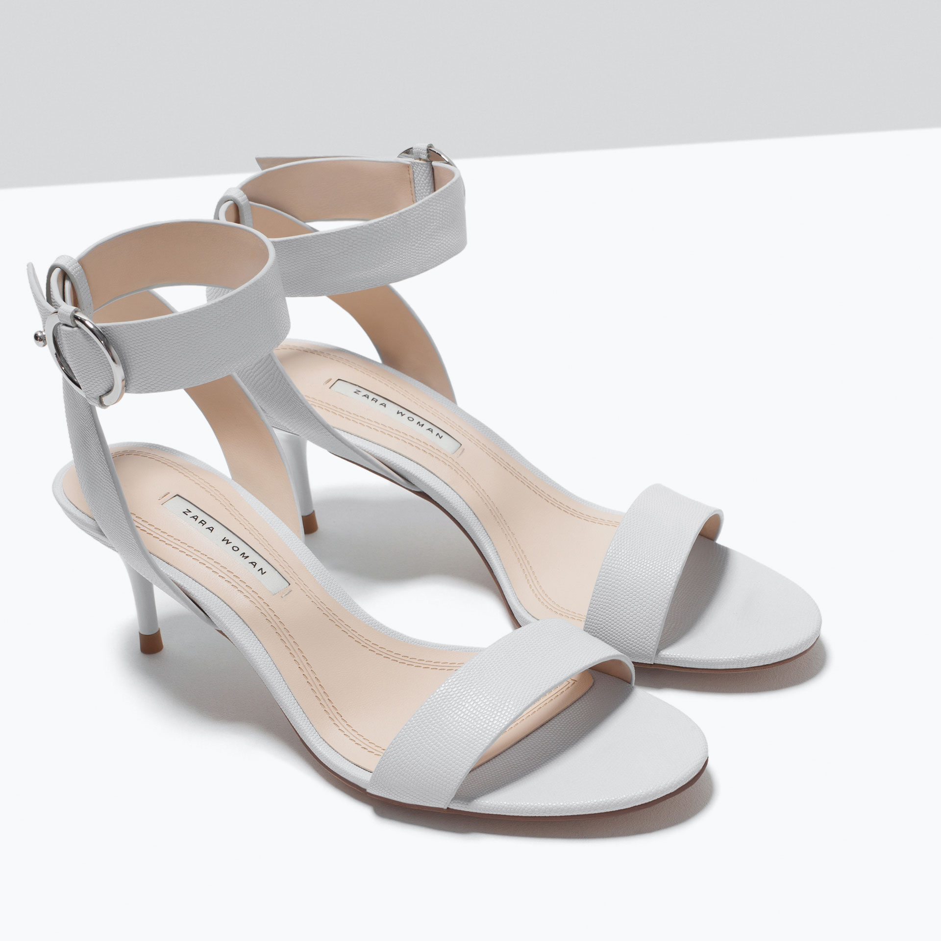 Zara Yellow Wide Medium Heel Shoes Zara Yellow Wide Medium Heel Shoes